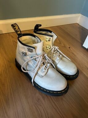 Ivory Dr. Martens Size 6